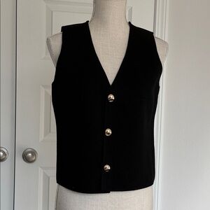 Elegant Black Sleeveless Top